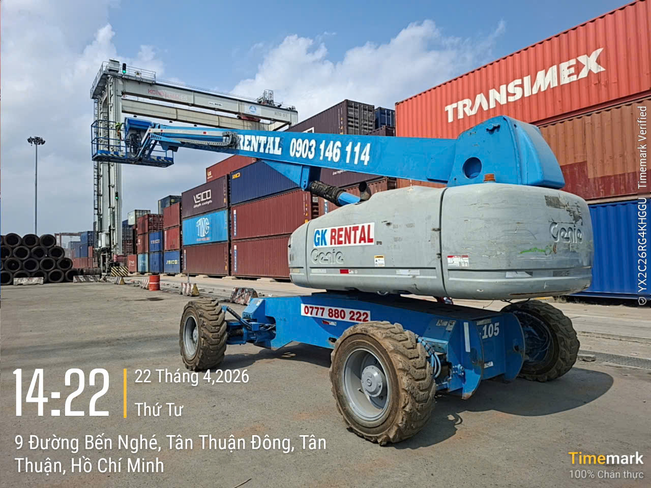 Xe nâng người Genie S-105