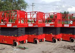 Xe nâng người cắt kéo 14m SinoBoom GTJZ1212 (Chạy điện)