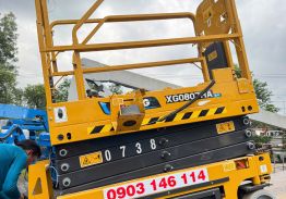 Xe nâng người cắt kéo XCMG cao 6 mét